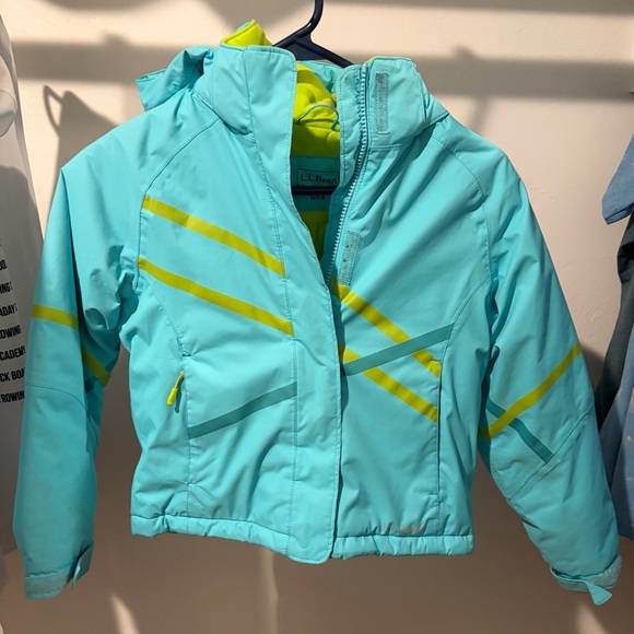 L.L. Bean Other - L.L. Bean Kids Aqua and Yellow Jacket